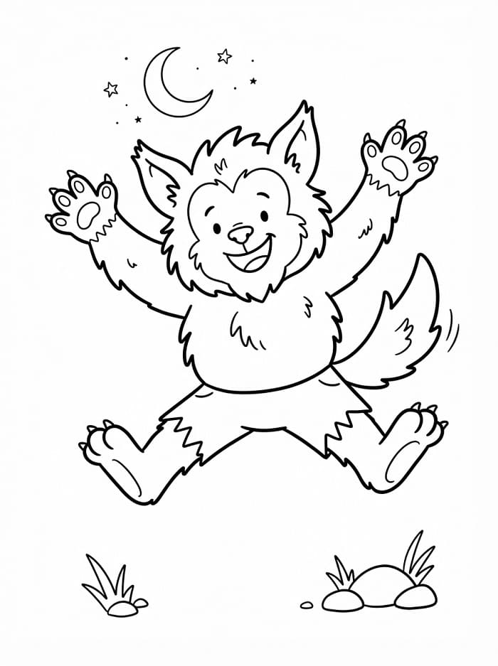 Springender Werwolf