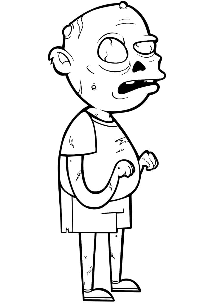 Urkomischer Zombie