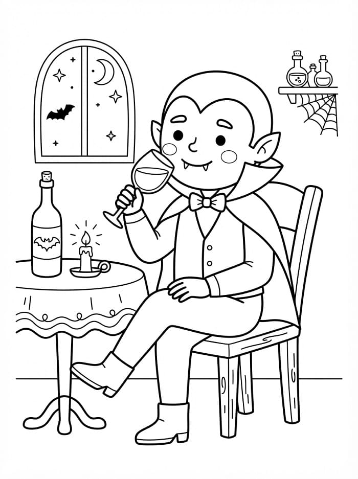 Vampir als Animationsfigur