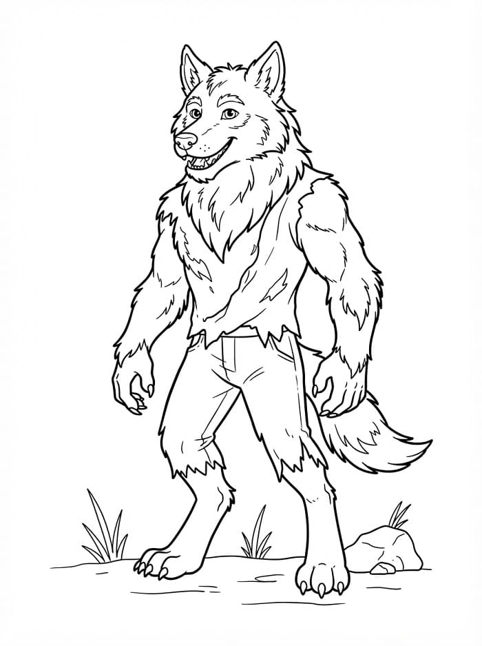 Werwolf an Halloween