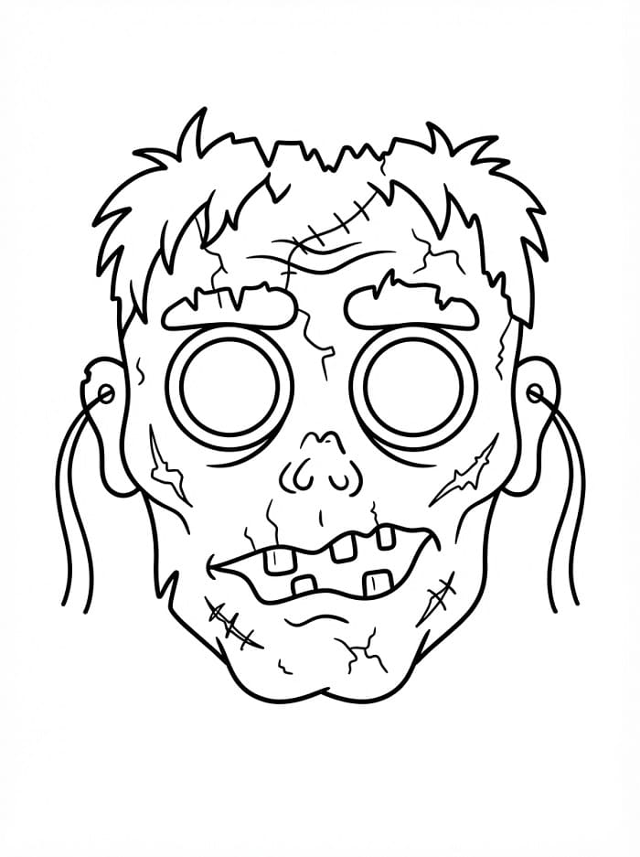 Zombie-Maske
