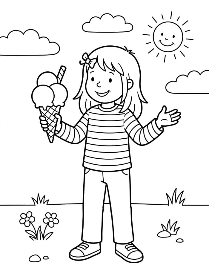 Conni mit Eis