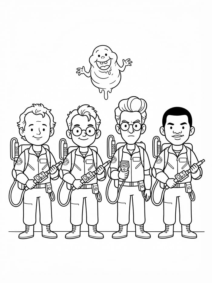 Ghostbusters als Zeichentrickfiguren