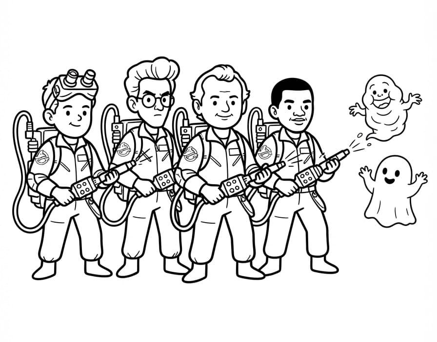 Ghostbusters ausmalbilder