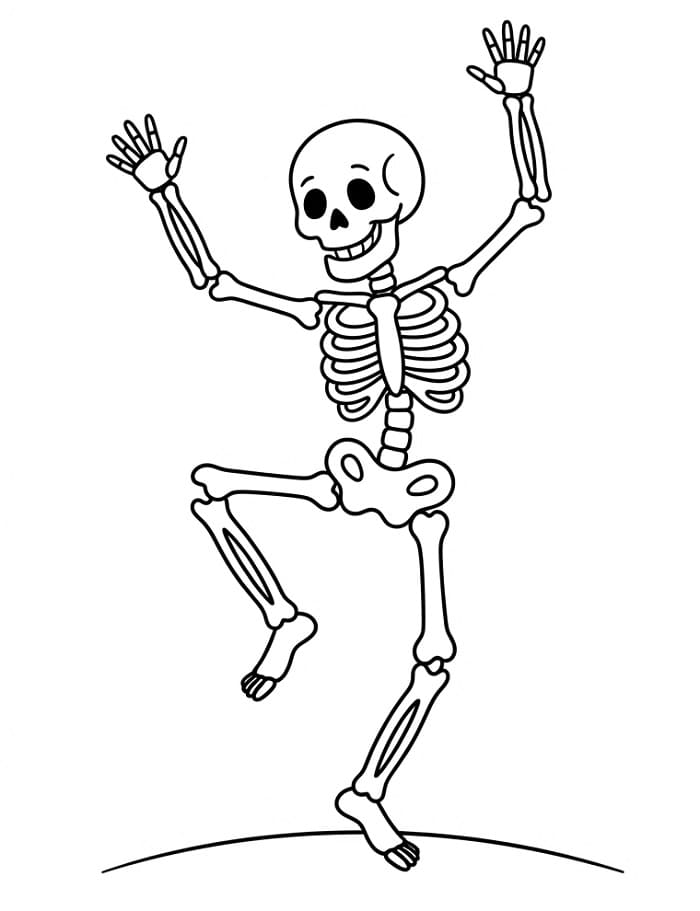 Tanzendes Skelett